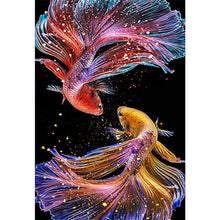 Load image into Gallery viewer, Diamond Painting - Full Round - Circle Goldfish Tour (30*40cm)