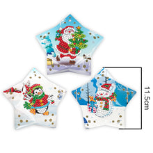 Load image into Gallery viewer, 5D DIY Diamond Painting Christmas Tree LED Hanging Star Lights