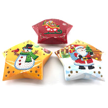 Load image into Gallery viewer, 5D DIY Diamond Painting Christmas Tree LED Hanging Star Lights