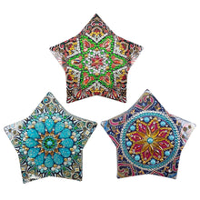 Load image into Gallery viewer, 5D DIY Diamond Painting Christmas Tree LED Hanging Star Lights