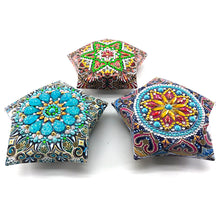 Load image into Gallery viewer, 5D DIY Diamond Painting Christmas Tree LED Hanging Star Lights