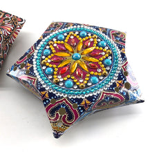 Load image into Gallery viewer, 5D DIY Diamond Painting Christmas Tree LED Hanging Star Lights