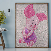 Load image into Gallery viewer, Diamond Painting - Full Crystal Rhinestone - Coon Piggy (30*40cm)