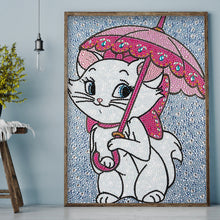 Load image into Gallery viewer, Diamond Painting - Full Crystal Rhinestone - Coon Cat (30*40cm)