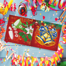 Load image into Gallery viewer, 8pcs DIY Special Drill Diamond Painting Christmas Card Rhinestone
