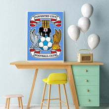 Load image into Gallery viewer, Diamond Painting - Full Round - Coventry Team Badge (30*40cm)