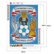 Load image into Gallery viewer, Diamond Painting - Full Round - Coventry Team Badge (30*40cm)