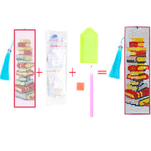 Load image into Gallery viewer, Diamond Paint Leather Bookmark Tassel Special Shape Drill Mark Book