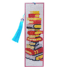 Load image into Gallery viewer, Diamond Paint Leather Bookmark Tassel Special Shape Drill Mark Book