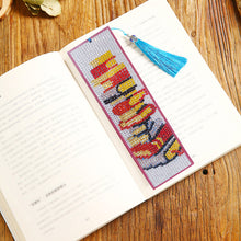 Load image into Gallery viewer, Diamond Paint Leather Bookmark Tassel Special Shape Drill Mark Book
