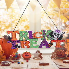 Load image into Gallery viewer, 5D Diamond Crystal Halloween Pendant Hanging DIY Drill Painting Kit