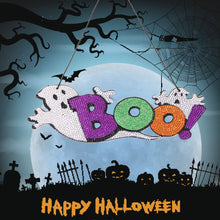 Load image into Gallery viewer, 5D Diamond Crystal Halloween Pendant Hanging DIY Drill Painting Kit