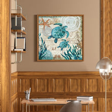 Load image into Gallery viewer, Diamond Painting - Full Round - Turtle (30*30cm)
