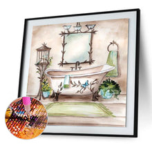 Load image into Gallery viewer, Diamond Painting - Full Round - Classical Bathtub (30*30cm)