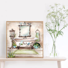 Load image into Gallery viewer, Diamond Painting - Full Round - Classical Bathtub (30*30cm)