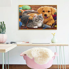 Load image into Gallery viewer, Diamond Painting - Full Round - Cat Dog Animal (40*30cm)