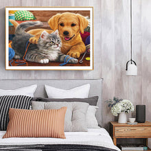 Load image into Gallery viewer, Diamond Painting - Full Round - Cat Dog Animal (40*30cm)