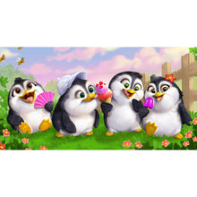Load image into Gallery viewer, Diamond Painting - Full Round - Coon Penguin (60*30cm)