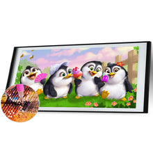 Load image into Gallery viewer, Diamond Painting - Full Round - Coon Penguin (60*30cm)