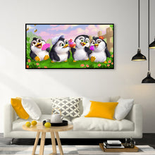 Load image into Gallery viewer, Diamond Painting - Full Round - Coon Penguin (60*30cm)