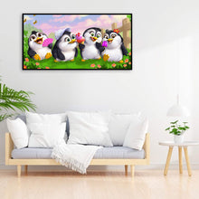 Load image into Gallery viewer, Diamond Painting - Full Round - Coon Penguin (60*30cm)