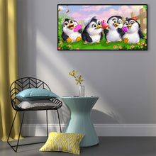 Load image into Gallery viewer, Diamond Painting - Full Round - Coon Penguin (60*30cm)