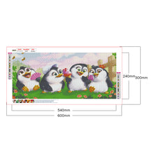 Load image into Gallery viewer, Diamond Painting - Full Round - Coon Penguin (60*30cm)