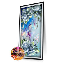 Load image into Gallery viewer, Diamond Painting - Full Round - Butterfly Flowers (40*80cm)