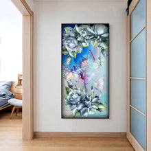 Load image into Gallery viewer, Diamond Painting - Full Round - Butterfly Flowers (40*80cm)