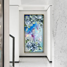 Load image into Gallery viewer, Diamond Painting - Full Round - Butterfly Flowers (40*80cm)