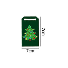 Load image into Gallery viewer, DIY Diamond Christmas Cardboard Pendant Kit Rhinestone Charm Chain