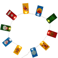 Load image into Gallery viewer, DIY Diamond Christmas Cardboard Pendant Kit Rhinestone Charm Chain