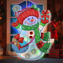Load image into Gallery viewer, Xmas Diamond Painting Hanging Light Home Rhinestone Lamp Pendant