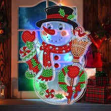 Load image into Gallery viewer, Xmas Diamond Painting Hanging Light Home Rhinestone Lamp Pendant