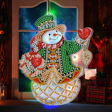 Load image into Gallery viewer, Xmas Diamond Painting Hanging Light Home Rhinestone Lamp Pendant