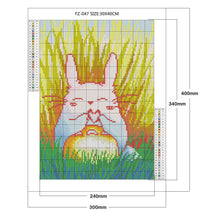 Load image into Gallery viewer, Diamond Painting - Full Kelly - Cartoon chinchilla (30*40cm)