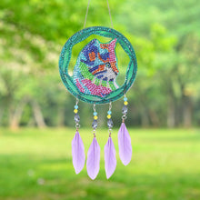 Load image into Gallery viewer, Diamond Painting Dream Light Catcher Wind Chime Crystal Pendant