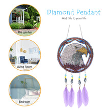 Load image into Gallery viewer, Diamond Painting Dream Light Catcher Wind Chime Crystal Pendant