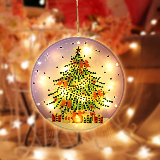 Christmas LED Hanging Lights DIY Double Sided Diamond Painting Kit