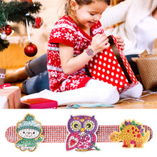 Load image into Gallery viewer, Xmas Cartoon Diamond Painting Bracelet Rhinestone Pat Wrist Strap