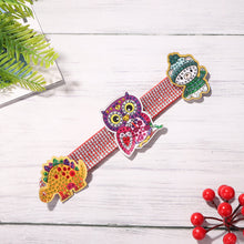 Load image into Gallery viewer, Xmas Cartoon Diamond Painting Bracelet Rhinestone Pat Wrist Strap