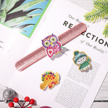 Load image into Gallery viewer, Xmas Cartoon Diamond Painting Bracelet Rhinestone Pat Wrist Strap