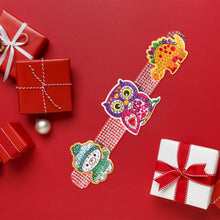 Load image into Gallery viewer, Xmas Cartoon Diamond Painting Bracelet Rhinestone Pat Wrist Strap