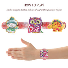 Load image into Gallery viewer, Xmas Cartoon Diamond Painting Bracelet Rhinestone Pat Wrist Strap