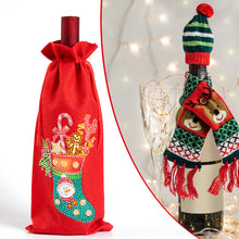 Load image into Gallery viewer, DIY Special Drill Diamond Painting Christmas Wine Bottle Covers
