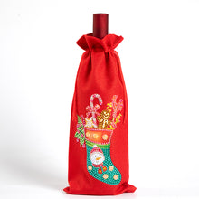Load image into Gallery viewer, DIY Special Drill Diamond Painting Christmas Wine Bottle Covers