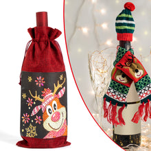 Load image into Gallery viewer, DIY Special Drill Diamond Painting Christmas Wine Bottle Covers
