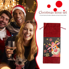 Load image into Gallery viewer, DIY Special Drill Diamond Painting Christmas Wine Bottle Covers