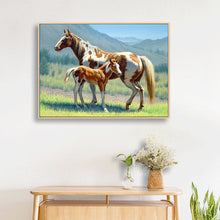 Load image into Gallery viewer, Diamond Painting - Full Round - Horse Grassland (40*30cm)