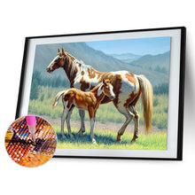 Load image into Gallery viewer, Diamond Painting - Full Round - Horse Grassland (40*30cm)